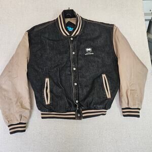 Vintage 90s Tri-Mountain Dodge Viper Letterman Jacket Mens Large